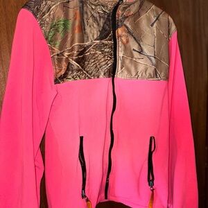 Women's Pink and Camouflage Jacket